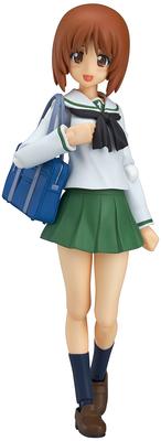 Figma Kızlar Panzer Nishizumiho Üniforma boyalı hareketli figür ve ver. Kireçsiz ABS&PVC