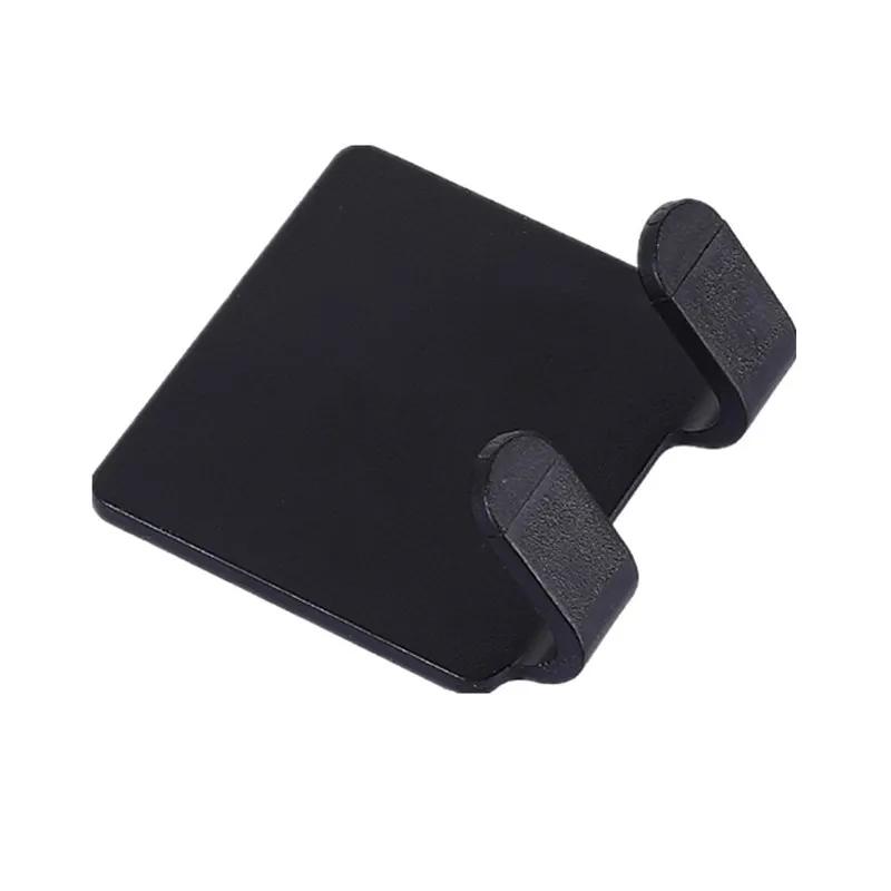 

1/2pcs-Adhesive Razor Holder Wall Mounted Bathroom for Shower Hook Rack Gillette Shaver Shaving Holder Black Plastic Hook