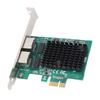 PCIe Gigabit Network Card Professional RTL8125B Dual Port 2.5G High Speed PCI Express Ethernet Adapter for Desktop PC