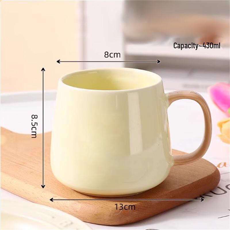 ZISIZ Drum-shaped Ceramic Mug