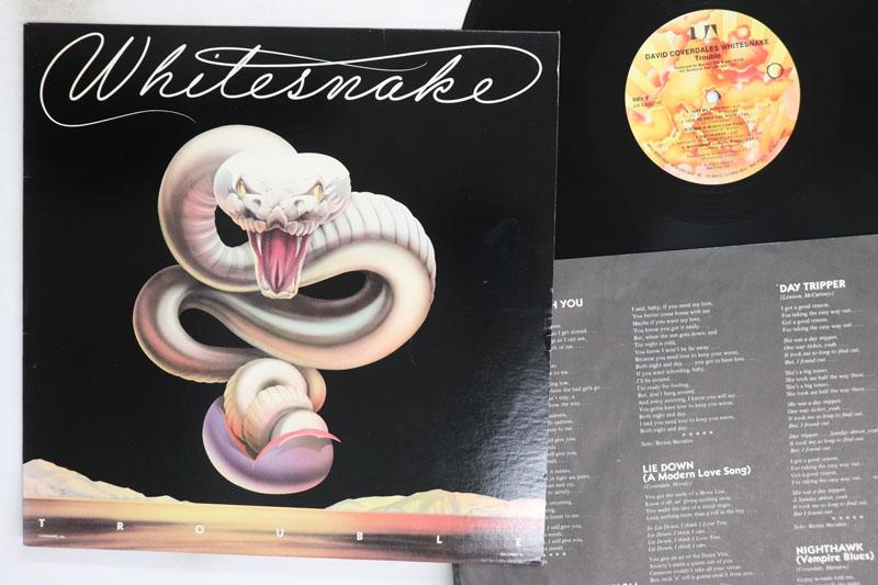 LP Record WHITESNAKE Trouble UALA937H UNITED ARTISTS 1978 US Rock Used