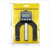 Small New 0-80mm Depth Gauge Digital Display Woodworking Table Saw Height Gauge Height Depth Gauge Digital Display Vernier Calip