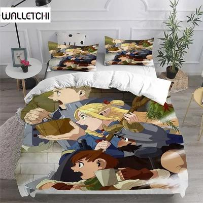 3D Cartoon Delicious In Dungeon Bedding Sets Comforter Quilt Bed Cover Duvetcover Pillow Case Sets Bedroom Decoration