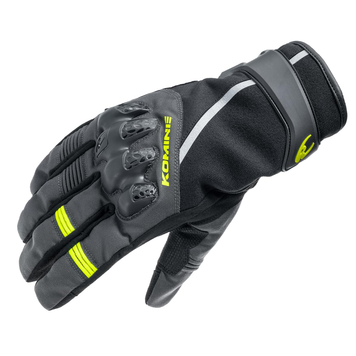 

Komine Motorcycle Gloves Protect WP Winter Basalt Large GK-857 Gloves, Gray,