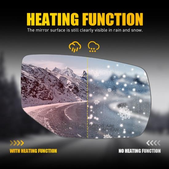 Spiegelglas für 2013-2017 Honda Accord Beifahrer Rechtsseite RH 76203T2GA91