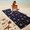 1Pc Winter Wonderland Beach Towel Quick Dry Multiuse For Beach Pool Gym Yoga Home Travel Christmas Halloween Xmas Gift S1171
