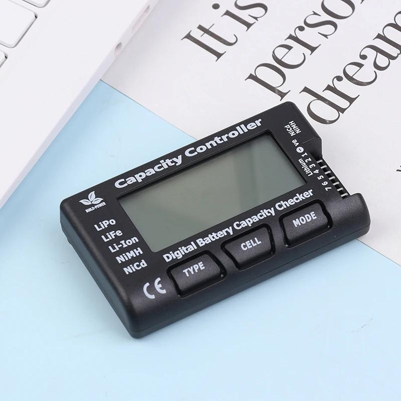 

Smart RC Power Meter Digital Battery Tester - 1-7S Lipo Voltage Capacity Checker with Balance Function чёрный
