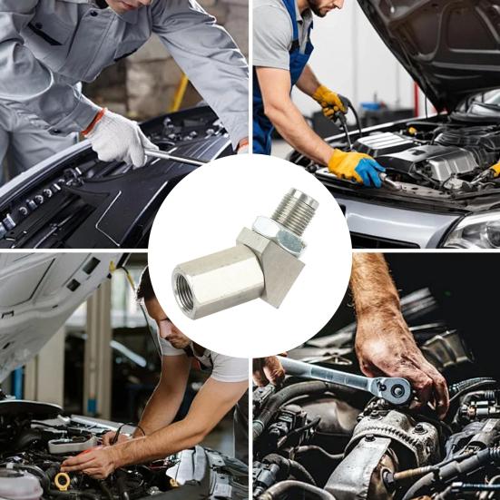 Adapter przedłużający czujnika O2 z gwintem M18*1.5, złącze ze stali nierdzewnej do układu wydechowego pojazdu, naprawa kontrolki Check Engine dla pojazdów zmodyfikowanych/bez katalizatora