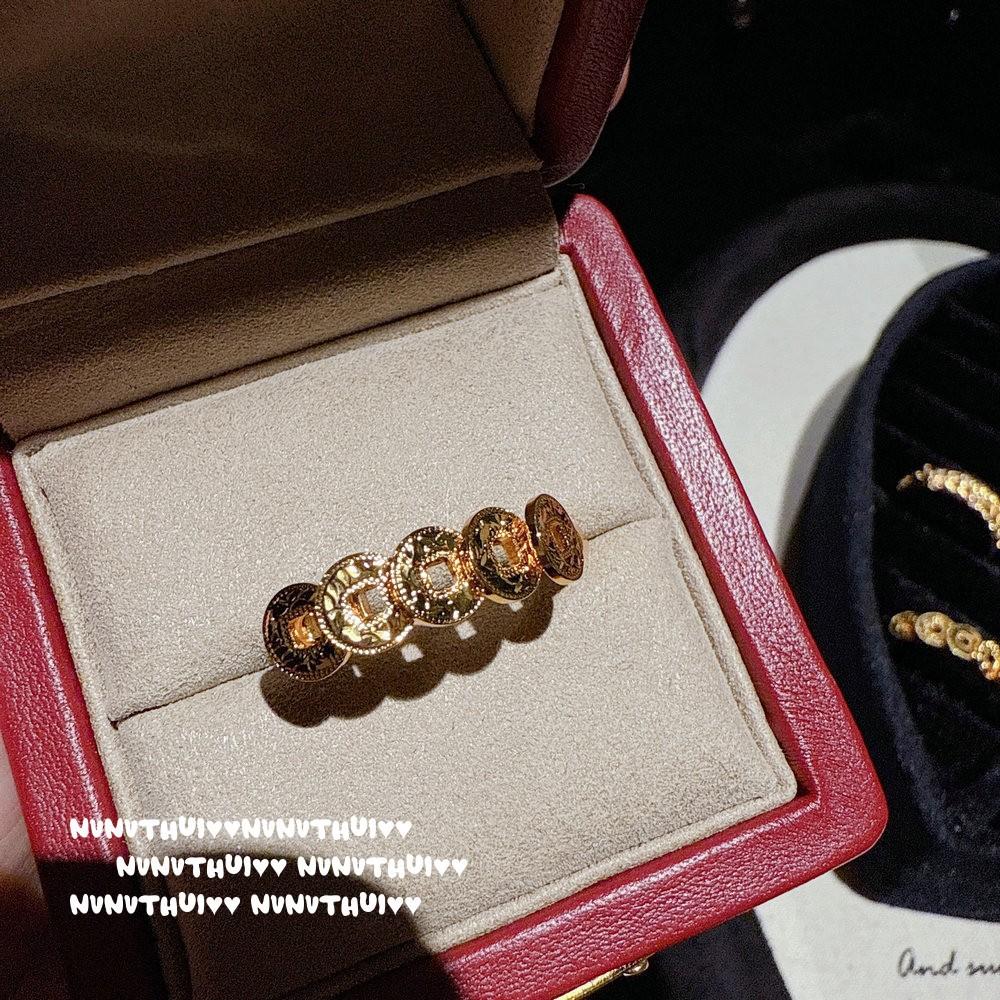 Ancient Flower Silk Snail, Broken Ice Ice Five Emperors Money Retro National Style Bracelet, New Chinese Style, Wheat Ear Passepartout Necklace