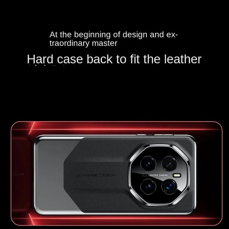 Étui de téléphone en cuir épissé pour Honor Magic 7 Lite 7Pro Coque antichoc plaquée mate pour Honor X9C Smart Magic 7 6Pro 300 200