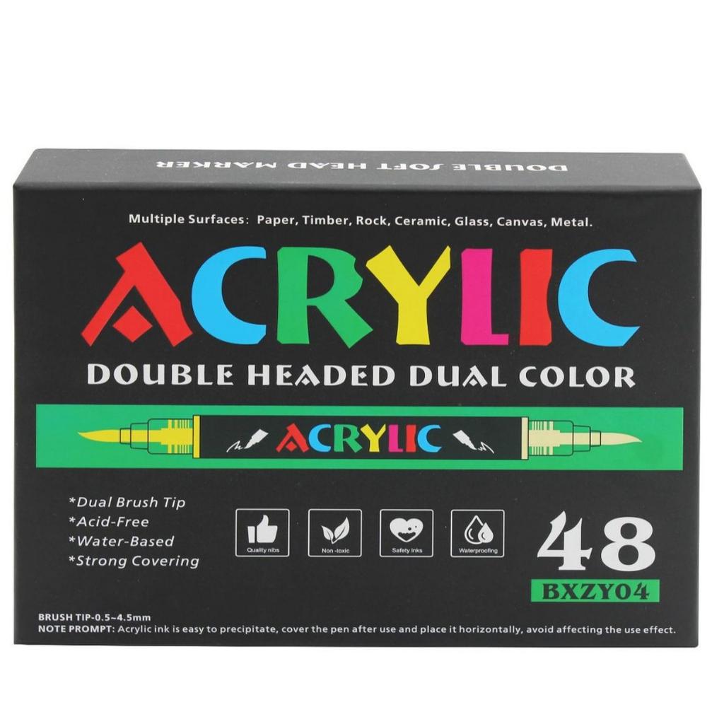 Large Acrylic Marker, Water-Based Student Art Special Watercolor Pen, Children'S Acrylic Pen