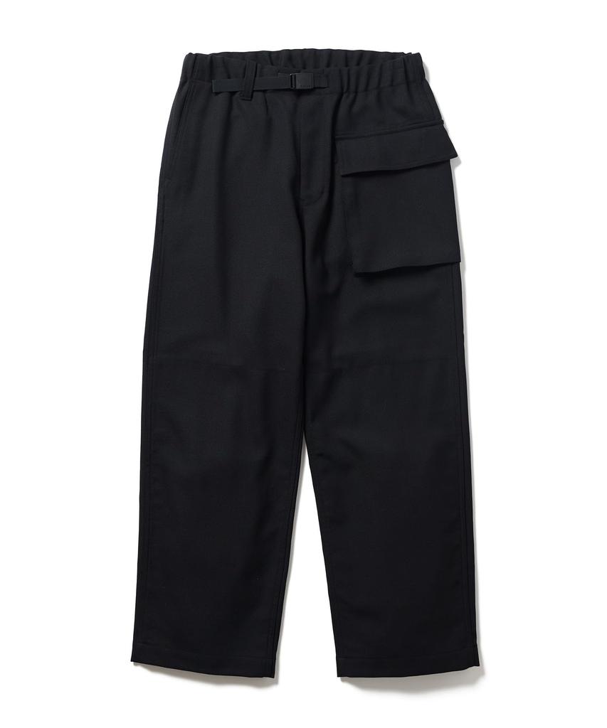 Snow Peak Hybrid Wool Utility Pants and Size L PA-25SU102, Men's Women's, Black,
