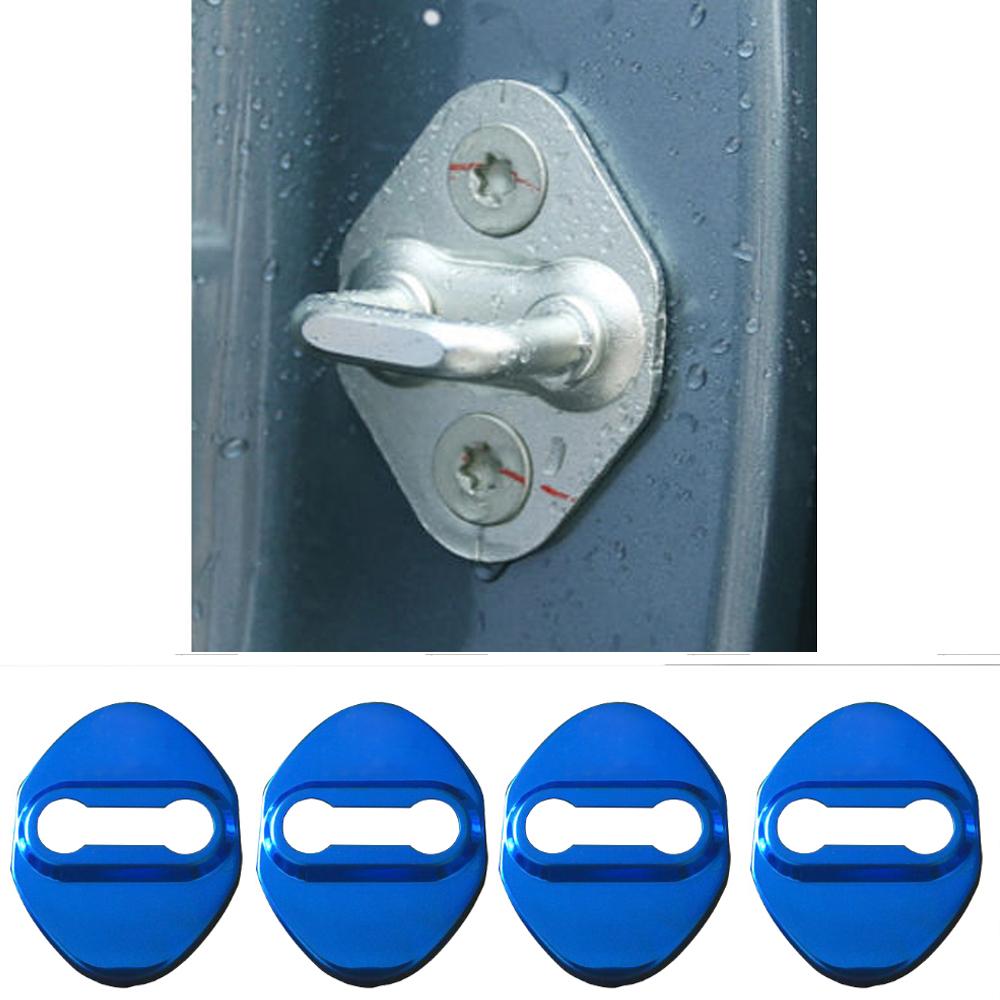 4PCS Car Door Lock Cover Case For Toyota chr Corolla Camry rav4 Yaris hilux prius avensis auris Prado verso fortuner Accessories