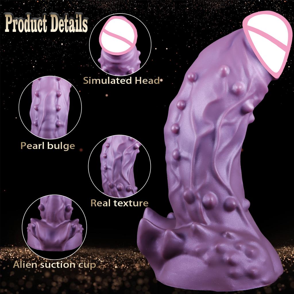 3 Sizes Soft Silicone Big Monster Dildo Huge Fantasy Penis Dildo Realistic Penis Dildos Anal Plug G Spot Clitoris Stimulator Adult Sex Toys Women Men