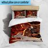 3PCS Adventure In The City 3pcs Bedding,Including 3PCS Duvet Cover And 2pcs Pillowcases Perfect for Christmas,Ideal for Bedroom, Dormitory