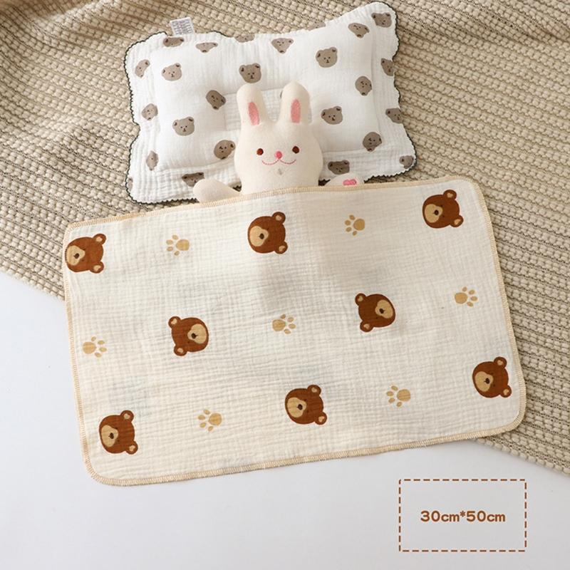 Soft & Quick Drying Baby Washcloth Absorbent Infant Gauze Towel Burp Cloth Perfect for Bath Time Feeding Diaper Changes