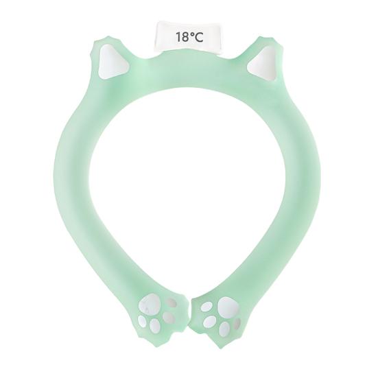 Lightweight Neck Cooler Cat Ear Cooling Tube for Summer, Reusable Adjustable Wearable Ice Heat Stroke Prevention Gear Ring, Heatstroke Collar Outdoor