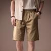 High-end American Tencel Lyocell Linen Cool Business Five-point Trousers Men's Summer Thin Loose Casual Shorts