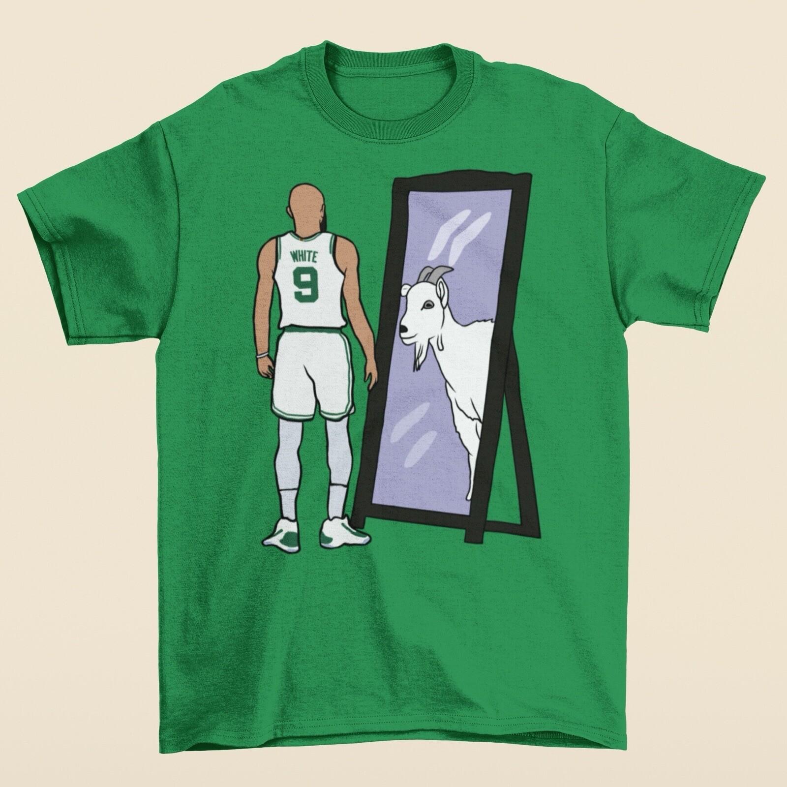 Derrick White Mirror GOAT T-shirt M