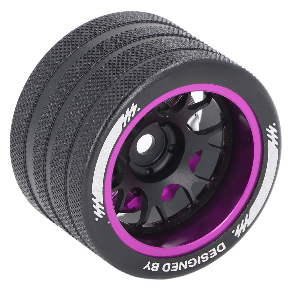 RC Hand Wheel Aluminum Alloy Lightweight Impact Resistance Remote Control Handwheel for FLYSKY Purple