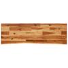 Console Table with Live Edge 110 x 35 x 80 cm Solid Acacia Wood