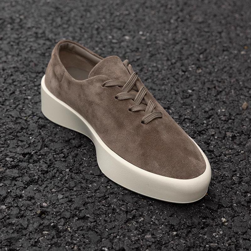 

Унисекс парусиновые дерби: Весенне-летняя повседневная обувь, Британский стиль, Толстая подошва, Круглый носок 39 коричневый