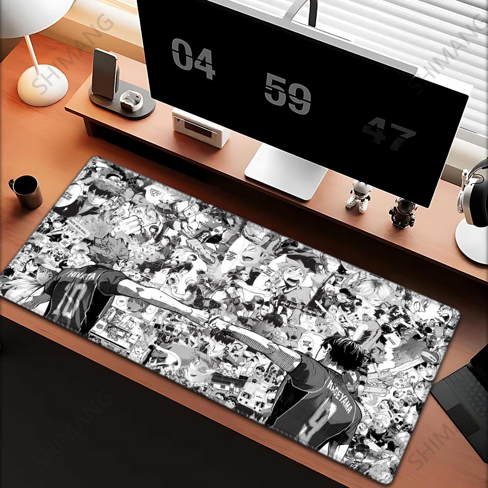 Mouse Pad Anime HD Haikyuu Large Rubber Rugs PC Game Table Mat Laptop Desk Pad XL Nonslip Computer Keyboard Office Desktop Mats