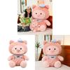 Plush Pig Toy With Bell Soft Stuffed Animal For Kids And Collectors