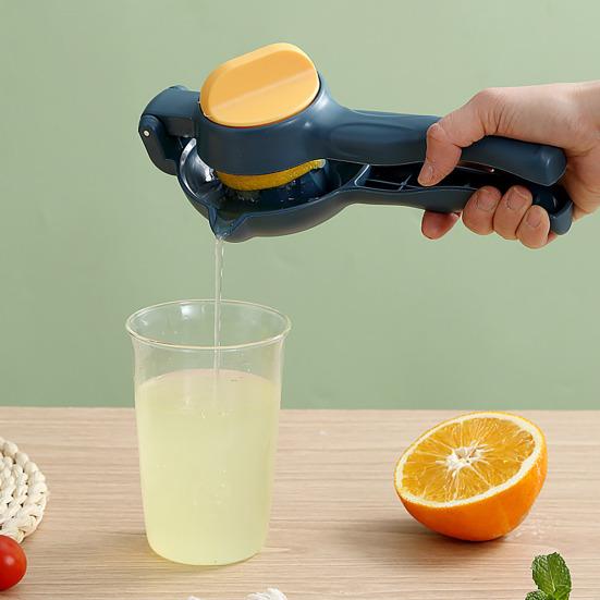 Manual Citrus Juicer with Long Handle BPA-Free Fruit Press for Lemon