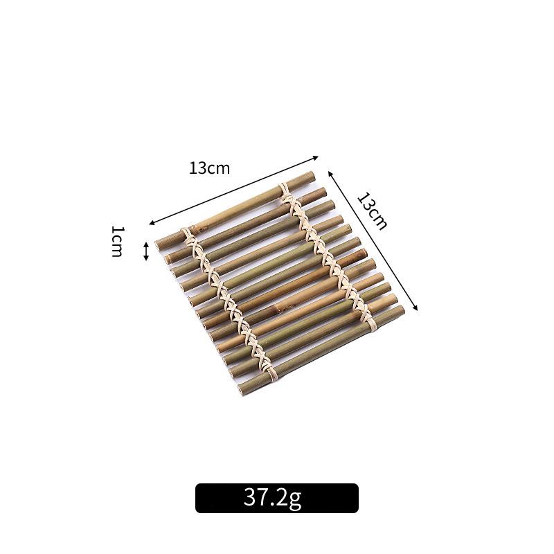 Japanese Material Placement Plate Decorative Sashimi Bamboo Chops Bamboo Fence Seafood Pose Props Decorations and Ornaments