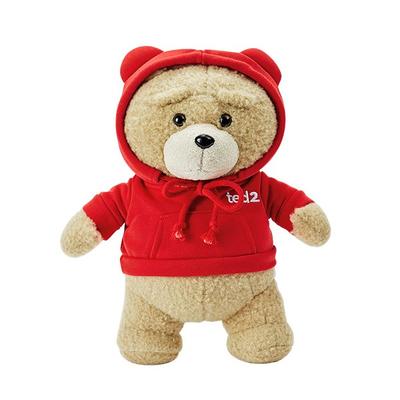 Ted2 Hoodie Bear Plush, 30cm, Red, Popular Toys for Korean Children
