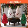 Christmas Tree Decor Statue With Fabric Material For Rustic European Style Holiday Decor