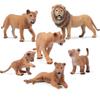 Deer Lion Raccoon Miniature Figurines Animals Models Simulation Animals Animals Action Figures