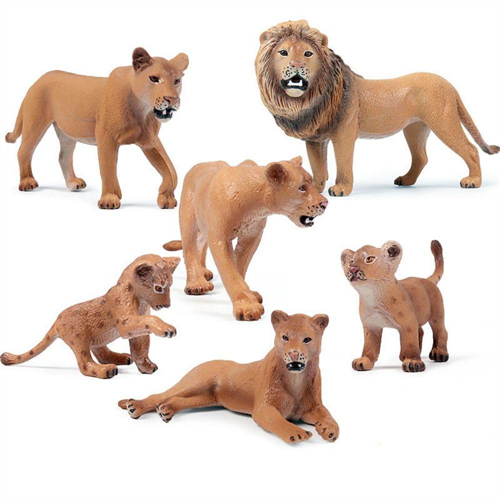Lion Raccoon Bear Animals Action Figures Simulation Animals Miniature Figurines Animals Models