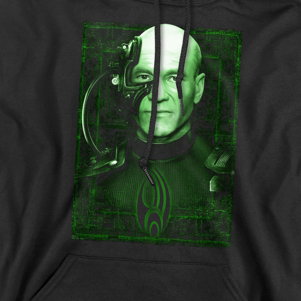 Star Trek Mens Locutus of Borg Hoodie