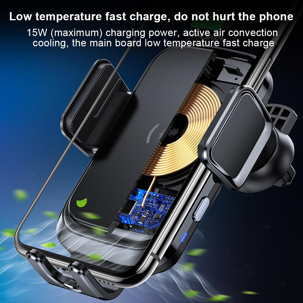 Portable Car Mobile Phone Wireless R Charging Device High Speed 15W Fast Accessory