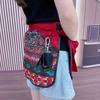 Ethnic Pattern Portable Waist Bag Waterproof Oil-resistant Multi-Function Tool Pouch Stain-resistant Polyester