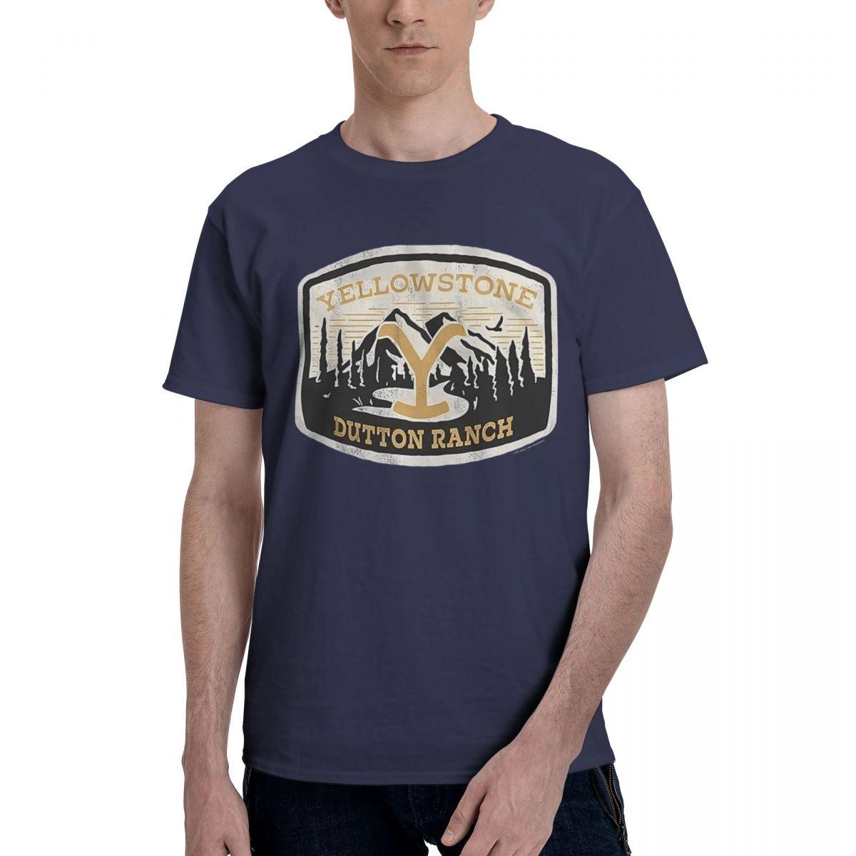

Yellowstone Dutton Ranch Patch Black Adult 100 Cotton Casual Breathable Confortable TShirt Funny Mens TShirt Mens Shirt 4XL