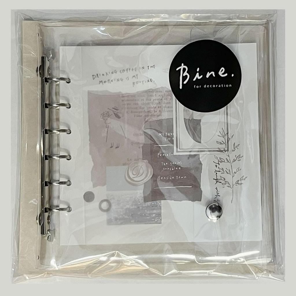 Mindwave Bine A6 Wide Clear Silver Binder,