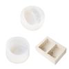 Soap Mould Resin Casting Molds DIY 3D Silicone Mould Cylinder Cake Mold Silicone Mold Handicrafts for Candle Soap Making
