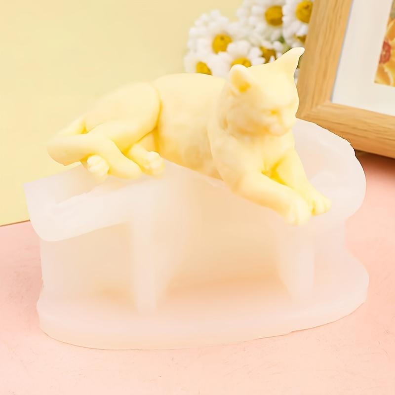 Kreativ Silikon Kattform, 1 st DIY Handgjord Kattfigur - Konst Hantverk & Sybehör, Smyckegjutning Hartsformar