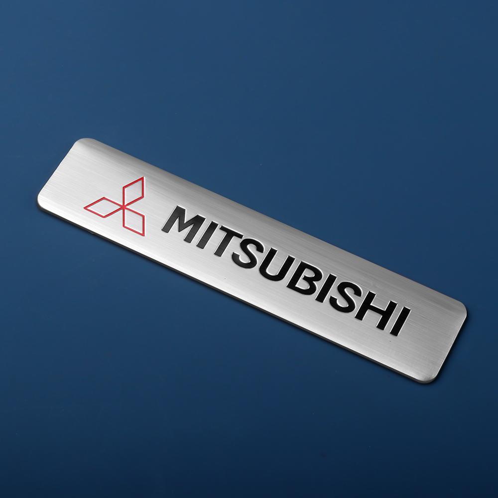 

Aluminum Alloy Car Sticker Emblem Badge Decal For Mitsubishi Lancer 9 10 Outlander 3 Asx L200 Pajero Car Styling