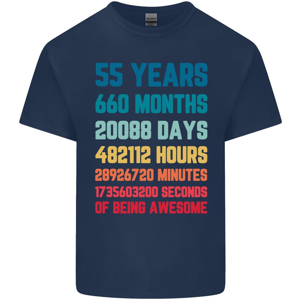 55th Birthday 55 Year Old Unisexs Light Cotton TShirt