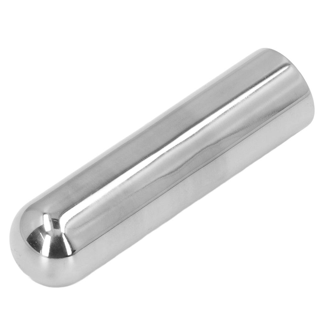 Guitar Slide Tone Bar Stainless Steel Solid Guitar Slide with Thumb and Finger Picks for Lap Steel H