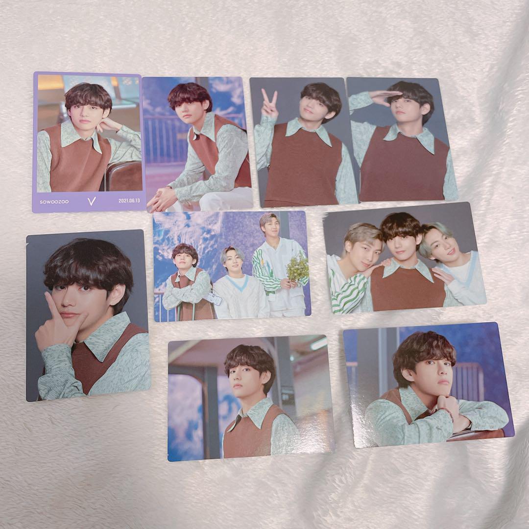 

[USED] BTS 2021 MUSTER Souju Mini Photo Taehyung Trading Card V