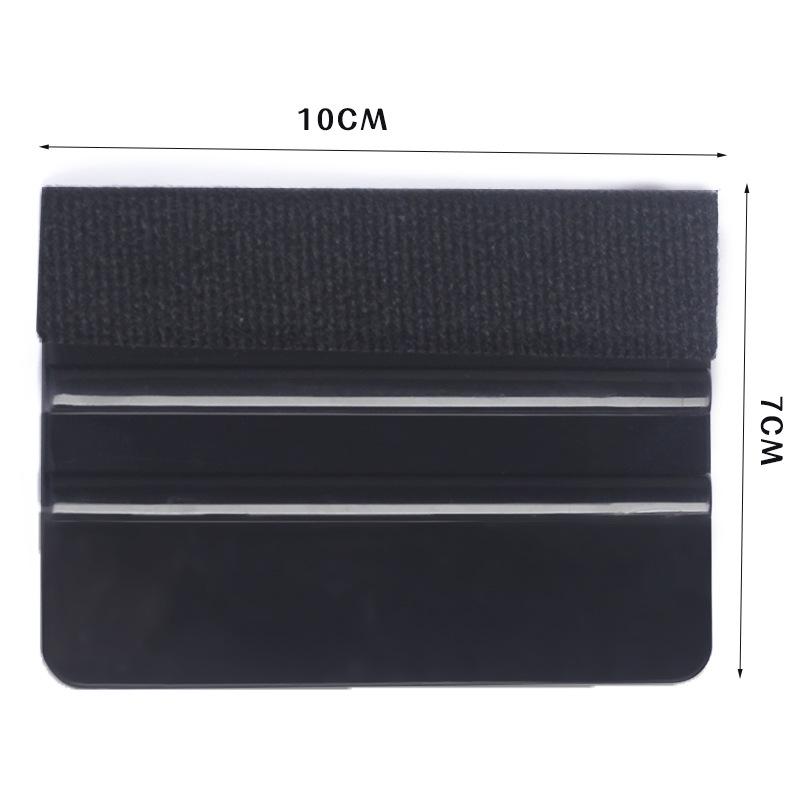 Cloth Scraper & Fluff Remover: Square Car Film, Wide Hair, Hard Material Tool