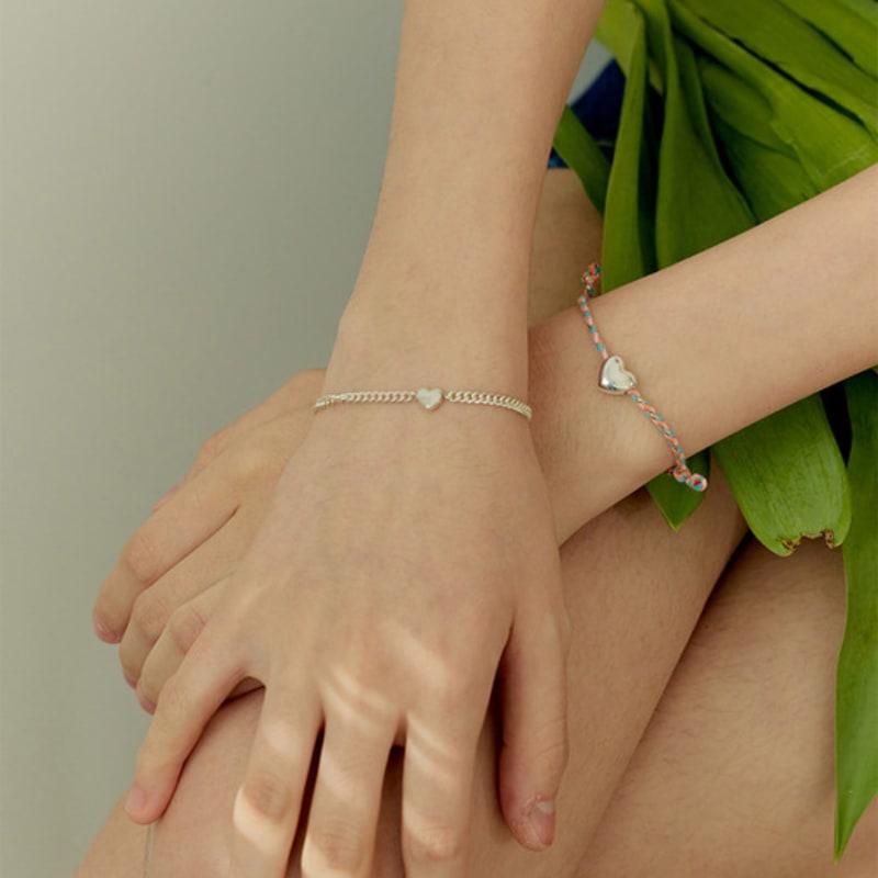Murmur [925silver]Mini Heart Point Bracelet