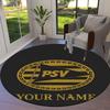 Philips Sport Vereniging Custom Name Round Area Rug,Carpet Rug for Living Room Bedroom Sofa Playroom Decor,Non-slip Floor Mat
