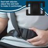 Seat Black Safety Belt Adjuster Car Accessory For Improves Comfort Driving