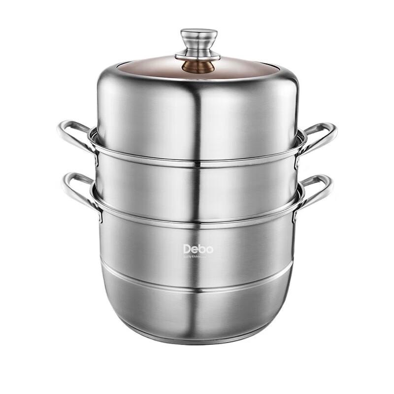 Debo Angelo 2-Layer Stainless Steel Steamer Pot